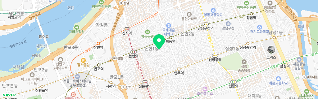 논현동 네이버 지도