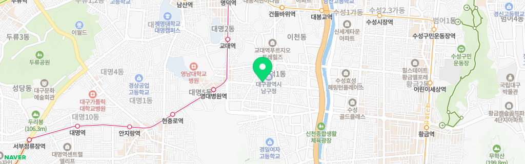 대구 봉덕 네이버 지도