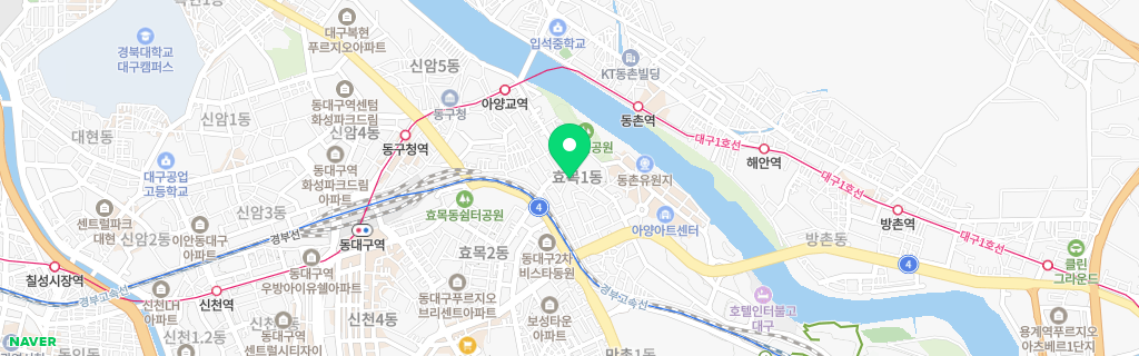 대구 효목 네이버 지도