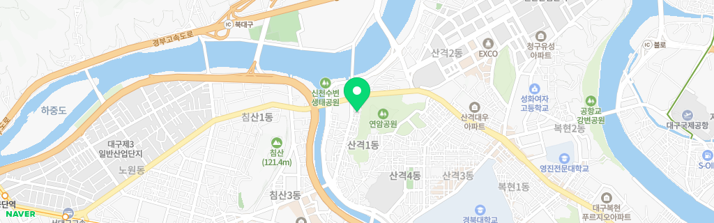 대구 산격 네이버 지도