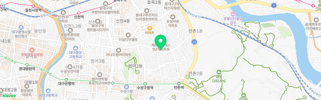 대구 만촌 네이버 지도