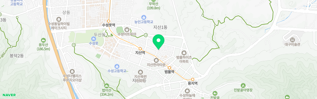 대구 지산 네이버 지도