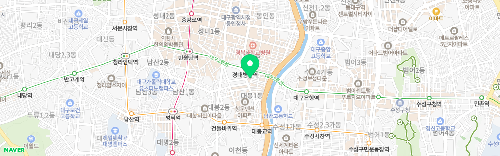 대구 대봉 네이버 지도
