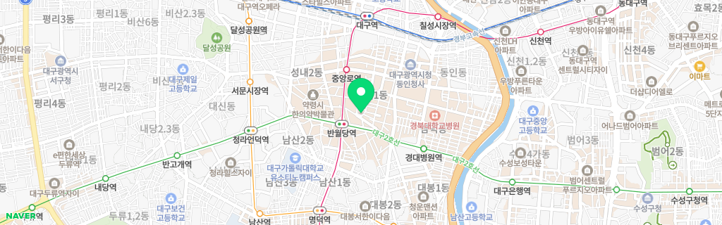 대구 성내 네이버 지도