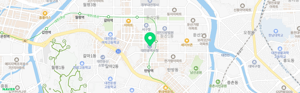 대전 네이버 지도
