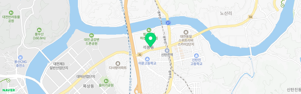 대전 석봉 네이버 지도