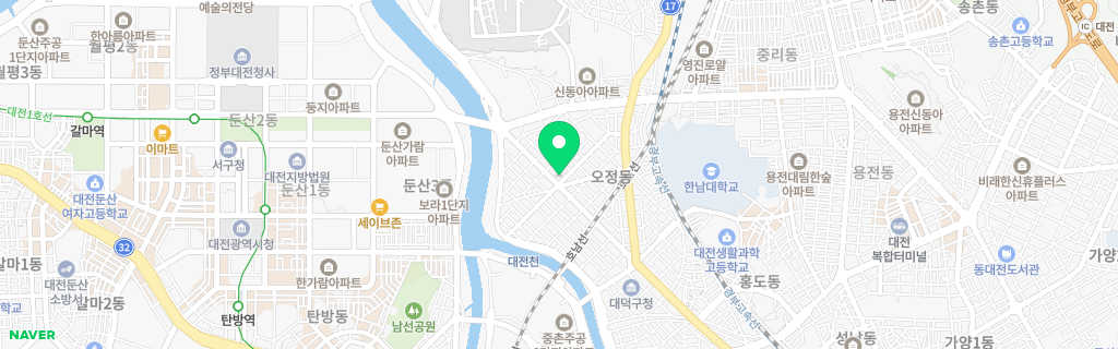 대전 오정 네이버 지도