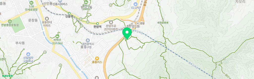 대전 판암 네이버 지도