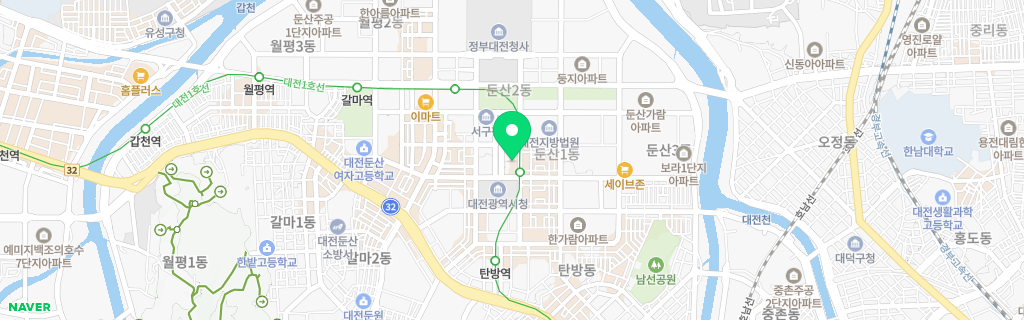 대전 둔산 네이버 지도
