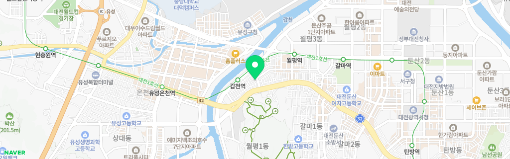 대전 월평 네이버 지도
