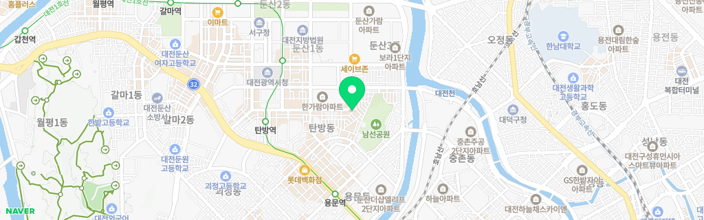 대전 탄방 네이버 지도