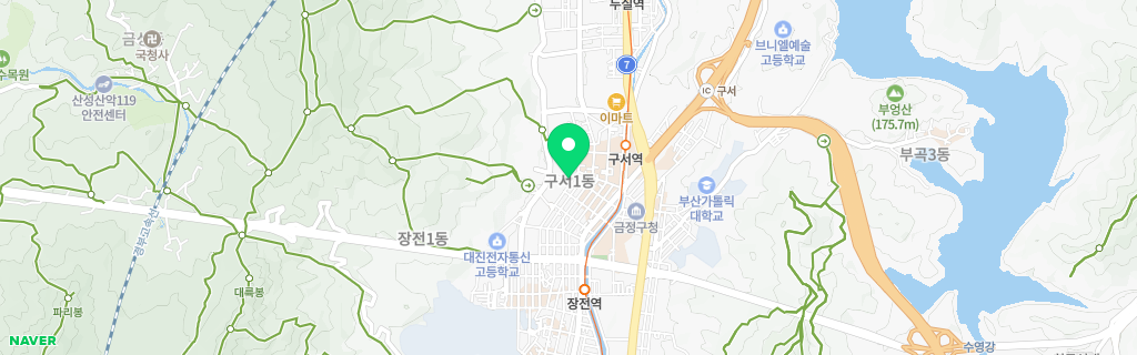 부산 구서 네이버 지도