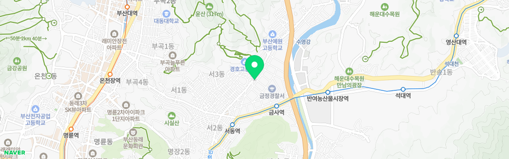 부산 금사회동 네이버 지도