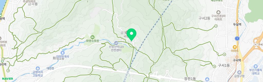 부산 금성 네이버 지도