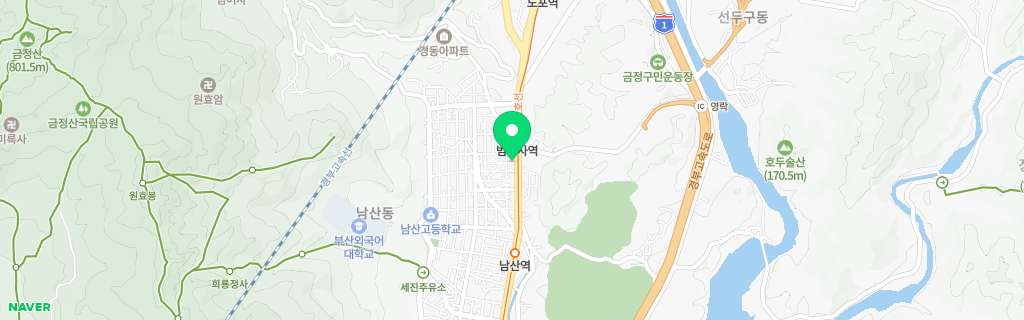 부산 남산 네이버 지도