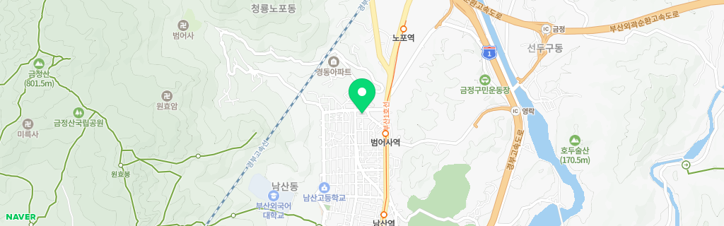 부산 청룡노포 네이버 지도