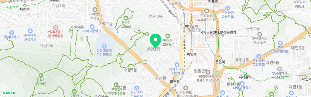 부산 범일 네이버 지도