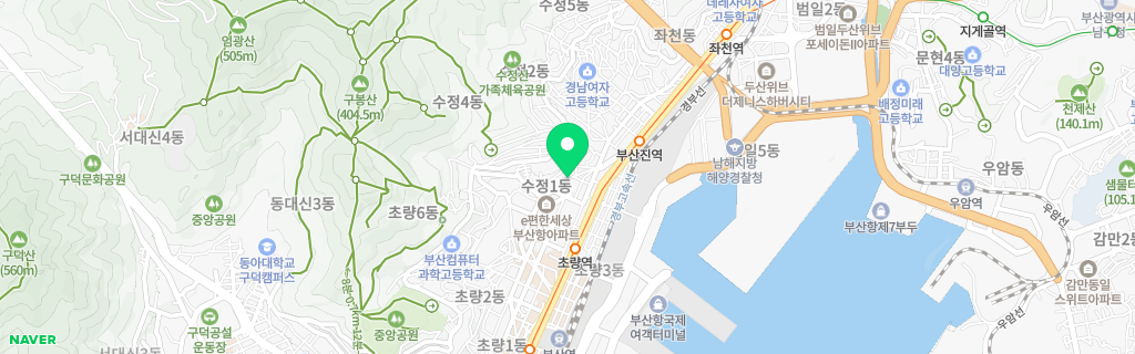 부산 수정 네이버 지도