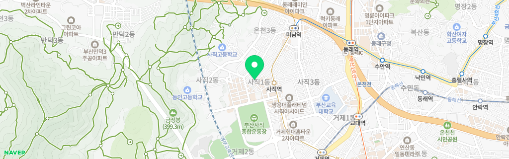 부산 사직 네이버 지도