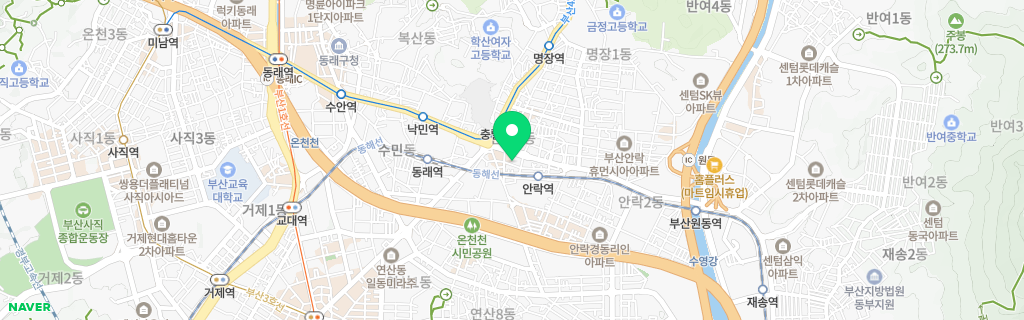 부산 안락 네이버 지도