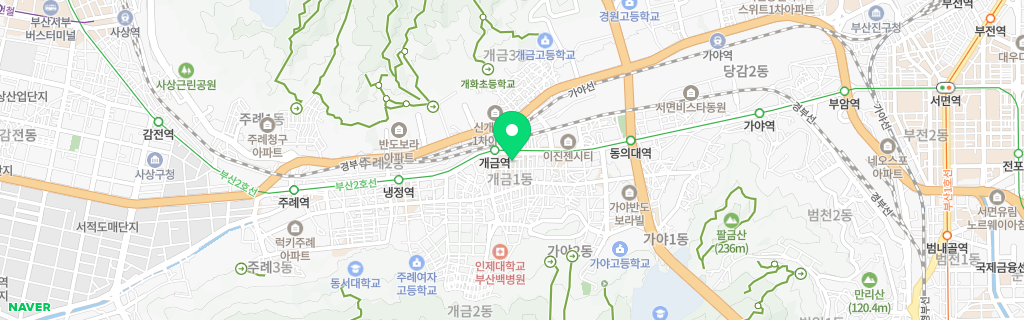 부산 개금 네이버 지도