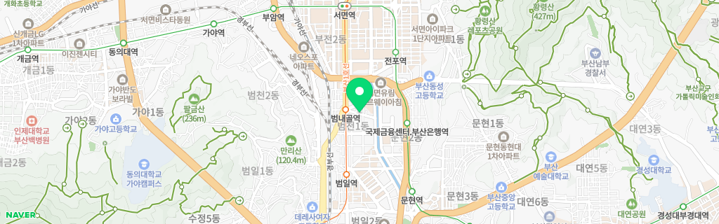 부산 범천 네이버 지도