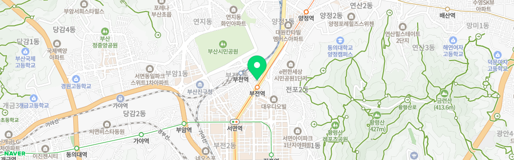 부산 부전 네이버 지도