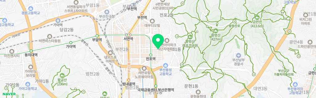 부산 전포 네이버 지도