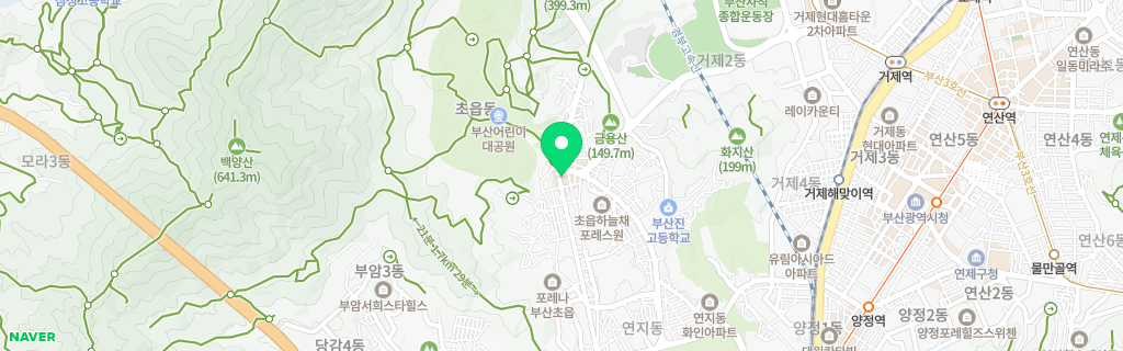 부산 초읍 네이버 지도