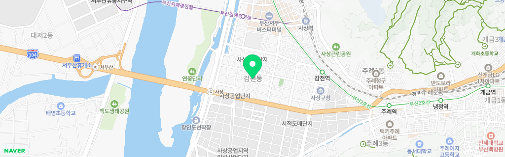 부산 감전 네이버 지도