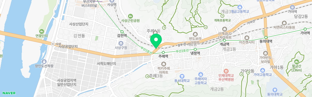 부산 주례 네이버 지도