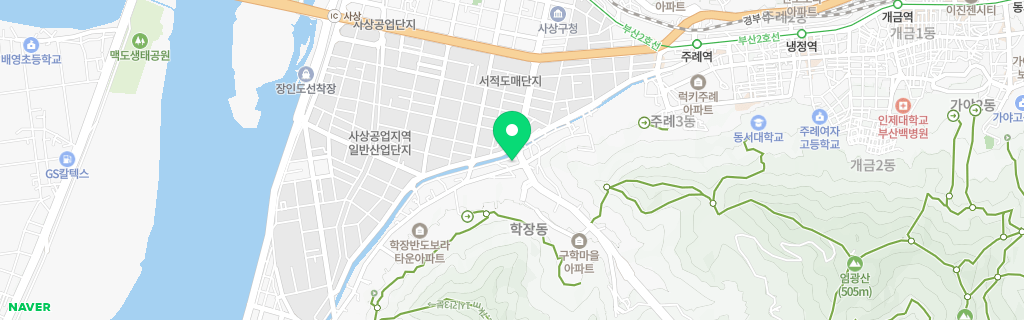 부산 학장 네이버 지도