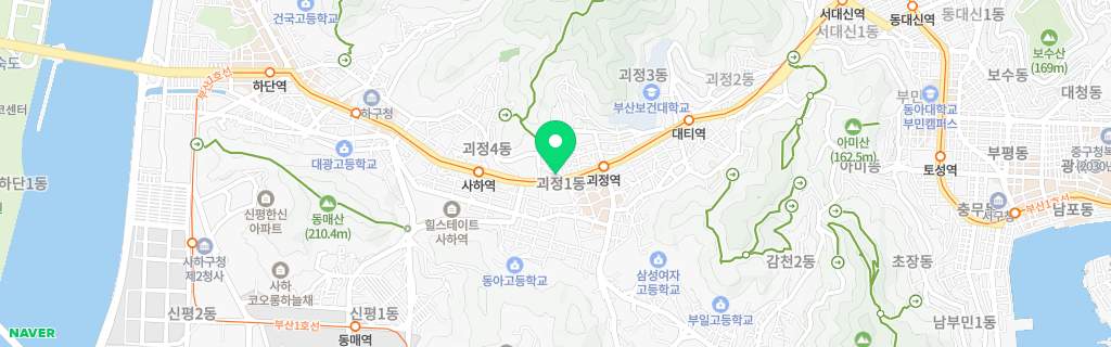 부산 괴정 네이버 지도