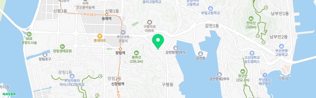 부산 구평 네이버 지도