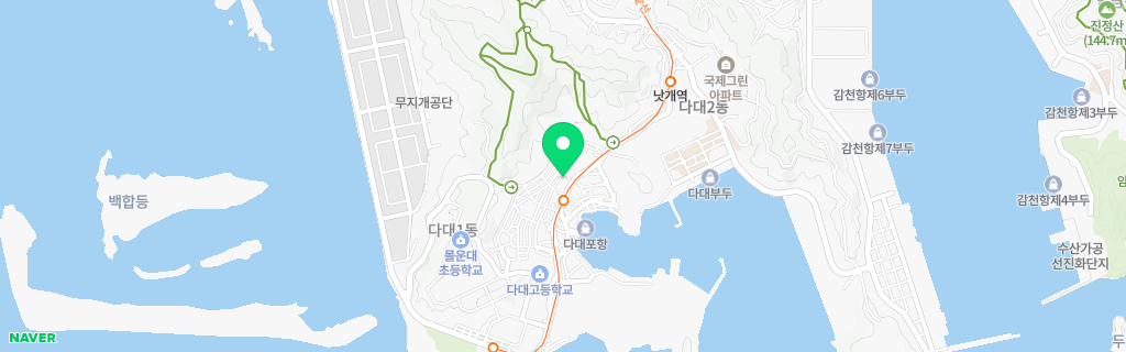 부산 다대 네이버 지도