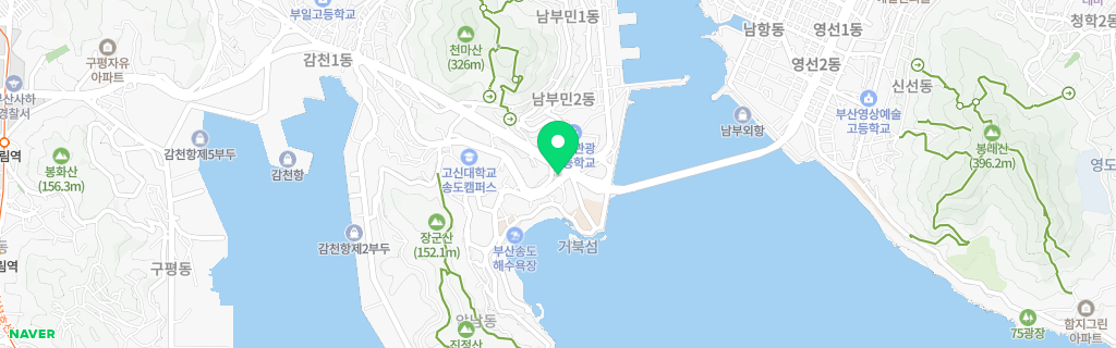 부산 암남 네이버 지도