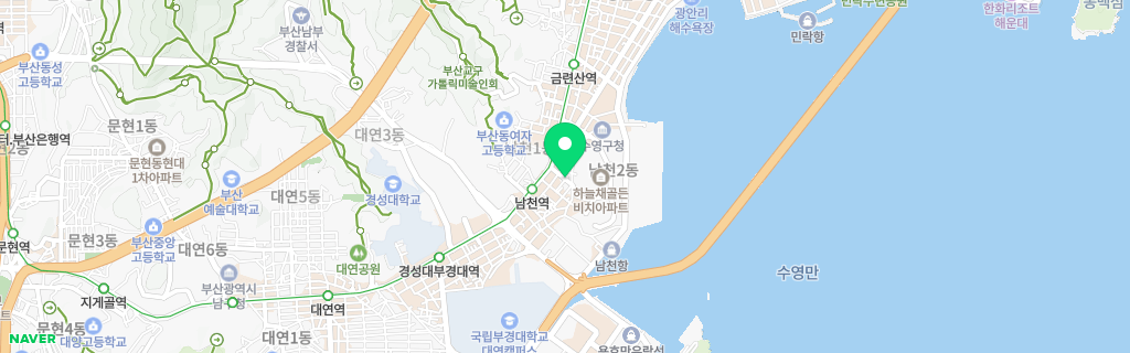 부산 남천 네이버 지도