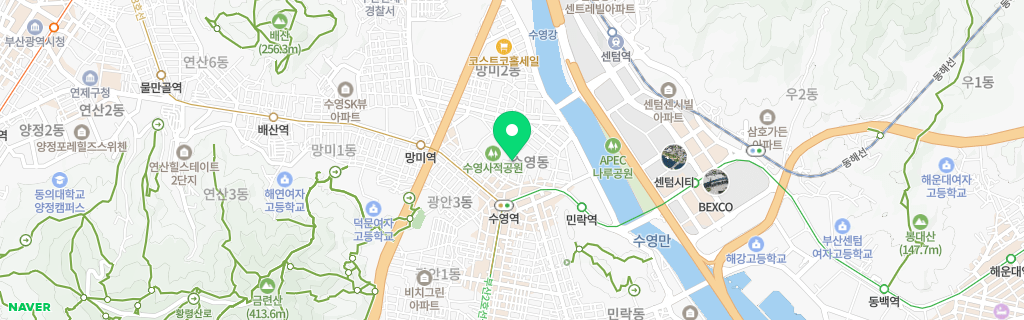 부산 수영 네이버 지도