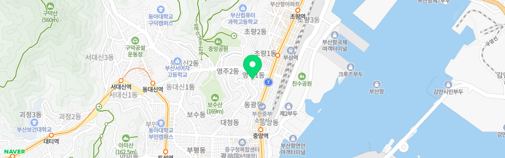 부산 영주 네이버 지도