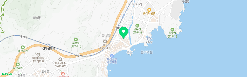 부산 송정 네이버 지도