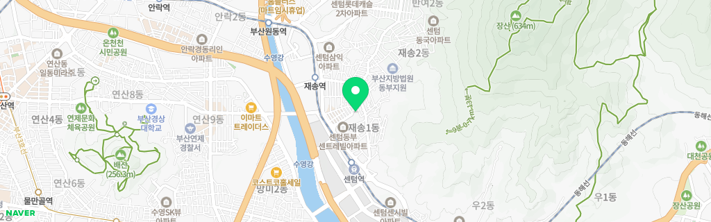 부산 재송 네이버 지도