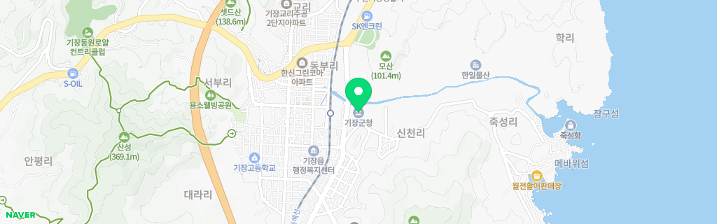 부산 기장군 네이버 지도