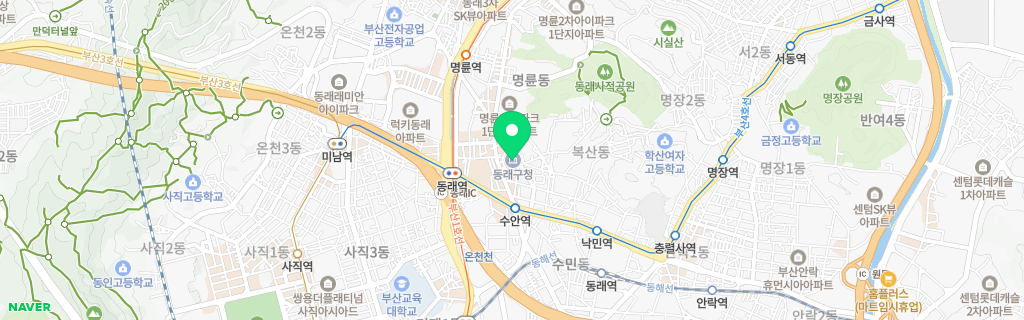 부산 동래구 네이버 지도