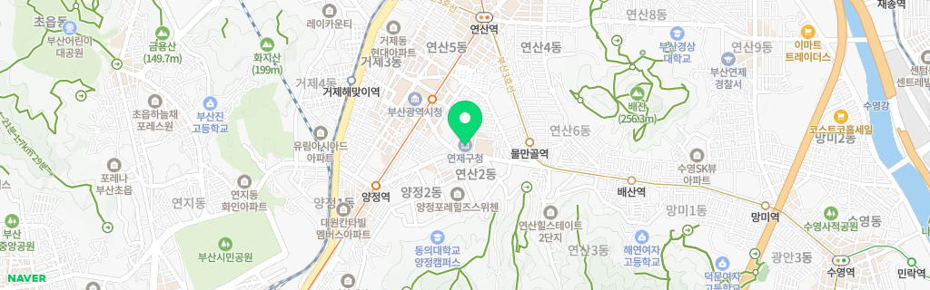 부산 연제구 네이버 지도