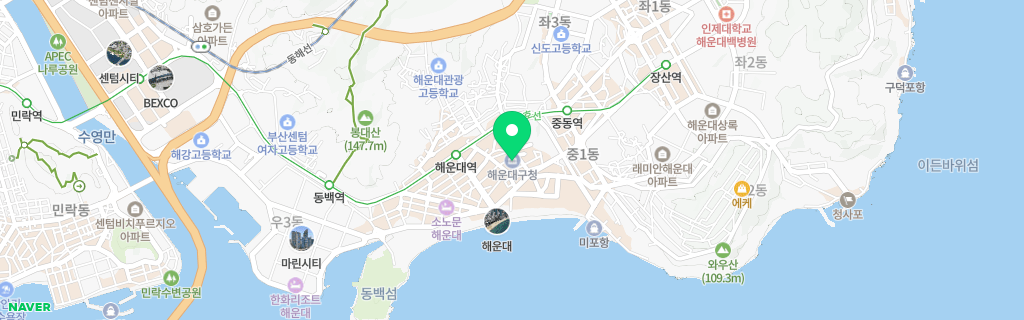 부산 해운대구 네이버 지도