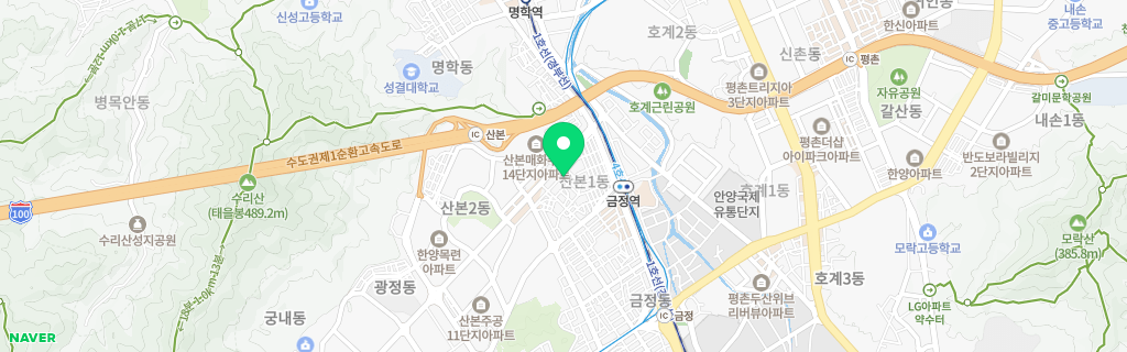 산본 네이버 지도