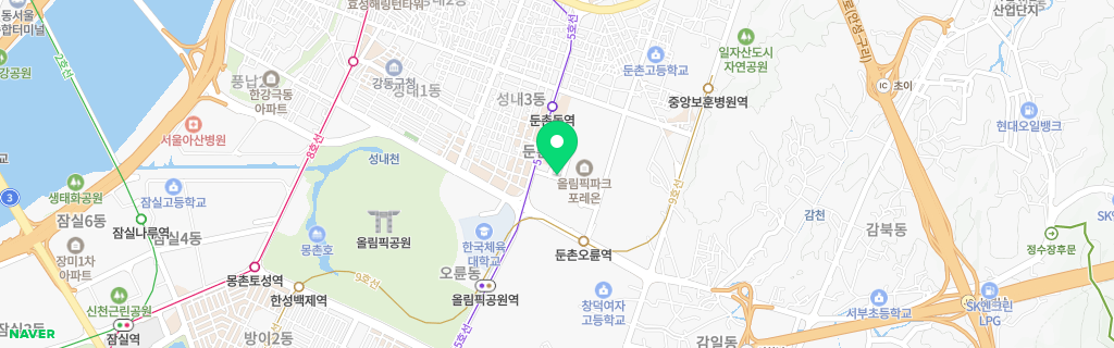 서울 둔촌 네이버 지도