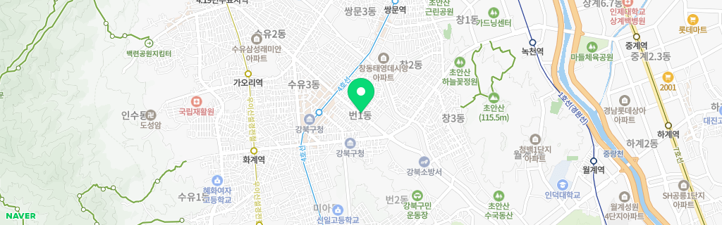 서울 번동 네이버 지도
