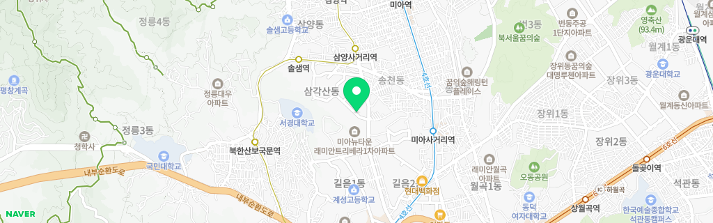 서울 삼각산 네이버 지도