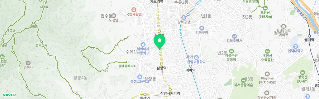 서울 수유 네이버 지도